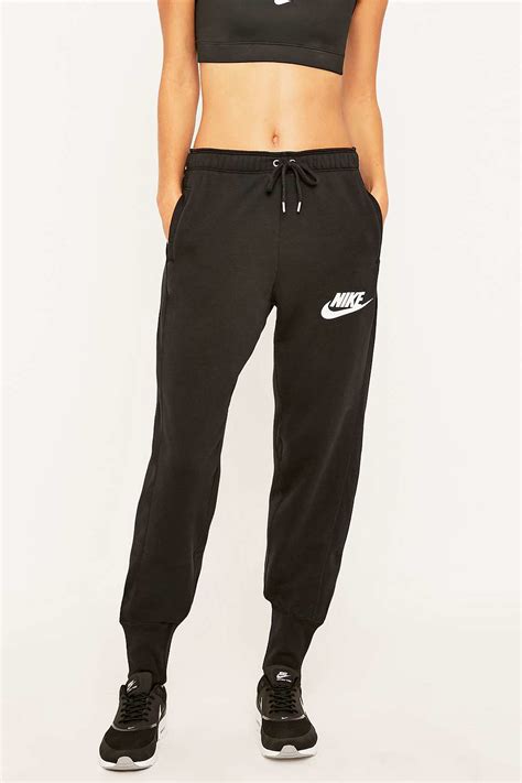 Nike Rally Black Joggers In Black Lyst
