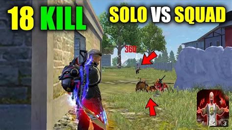 BGM 18 Kill Solo Vs Squad Vincenzo Op Gameplay Gerena Free Fire