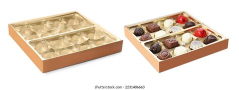 Full Empty Candy Boxes On White Stock Photo 2231406663 Shutterstock