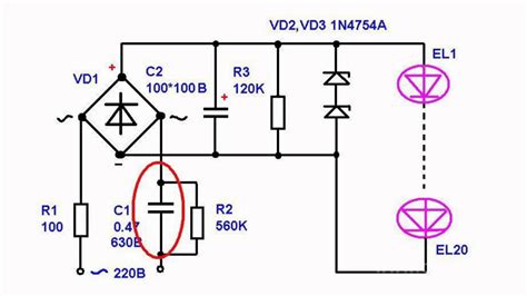 What The Schematic Is For An Led