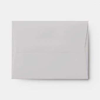 Emerald Greenery Gray Self Addressed Wedding Rsvp Envelope Zazzle