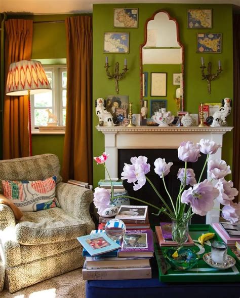 Charlotte Moss Flowers The Glam Pad Pink Living Room Timeless