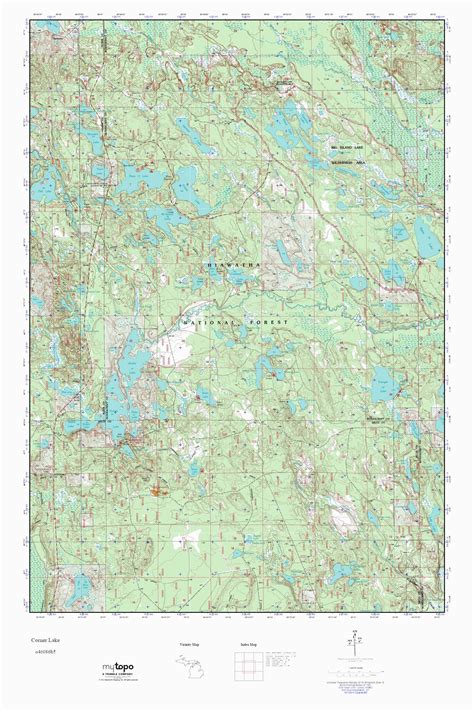 Topo Map Of Michigan Secretmuseum