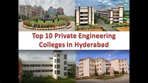 Top 10 Private Engineering Colleges In Hyderabad Youtube