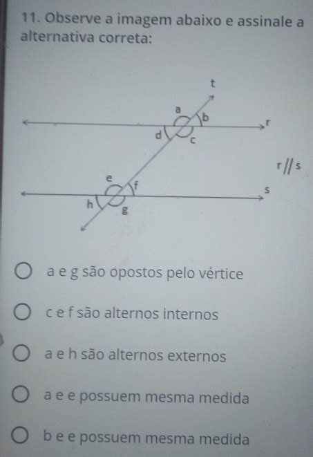 Solved Observe A Imagem Abaixo E Assinale A Alternativa Correta A