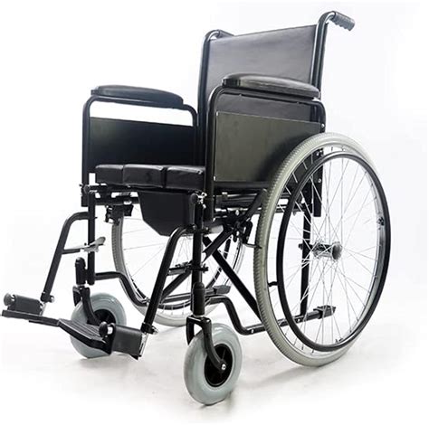 Rehamo Shocom SPL Commode Wheelchair With Toilet Seat Lightweight