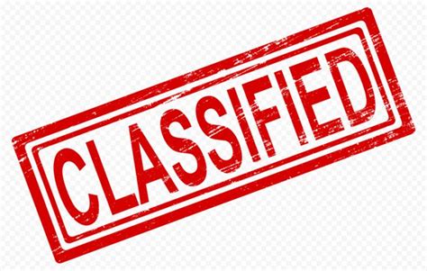 Classified Clipart