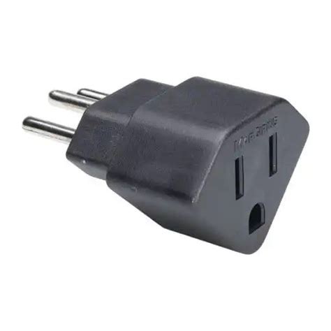 Adaptador Tomada Americana Brasileira P T A Preto Shopee Brasil