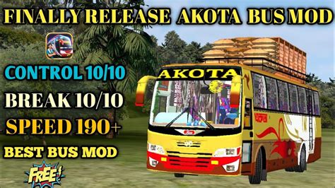 Finally Release Hino Ak J Akota Bus Mod Bussid Bus Simulator