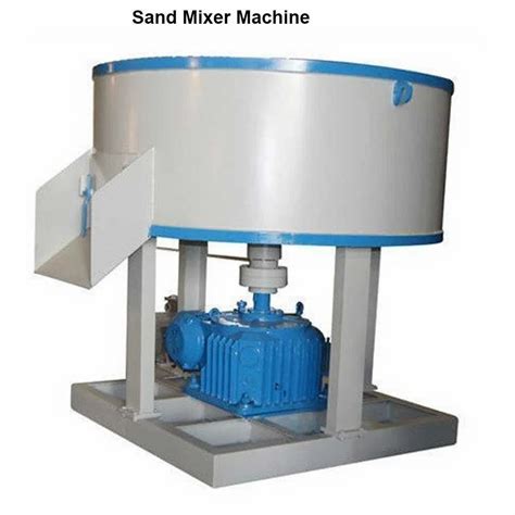 Mild Steel Sand Mixer Machine Automation Grade Semi Automatic