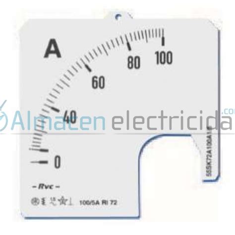 Escala Para Medidor De Intensidad Con Transformador Eri Atienda