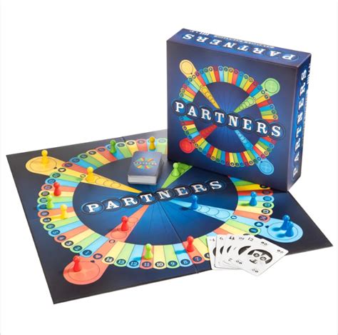 Partners Board Game 4 Player Strategy Board And Card Game