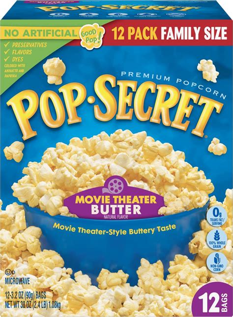 Amazon Pop Secret Extra Butter Popcorn 3 2Oz