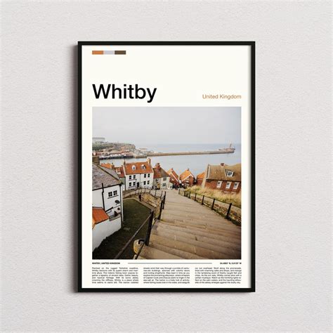 Whitby Print Whitby Poster Whitby Wall Art Whitby Art Print Whitby