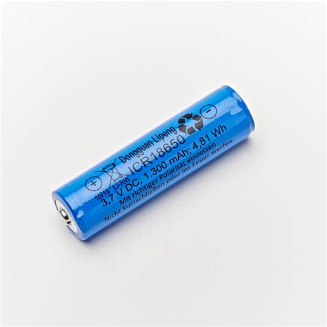 Litium Ionen Akku Typ 18650 1300mah 3 7v Ab 2018