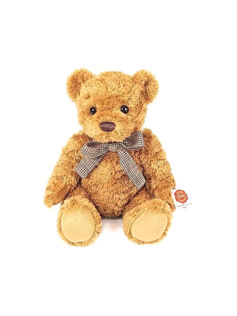 HERMANN TEDDY Plüschtier Teddybär haselnussbraun Brummstimme 32cm beige