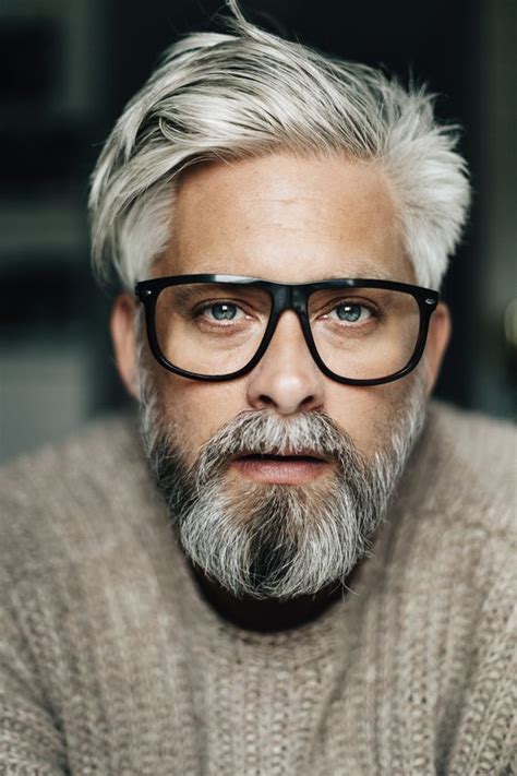 Stylish Mens Grey Hairstyles Embrace The Messy Silver Look In 2024