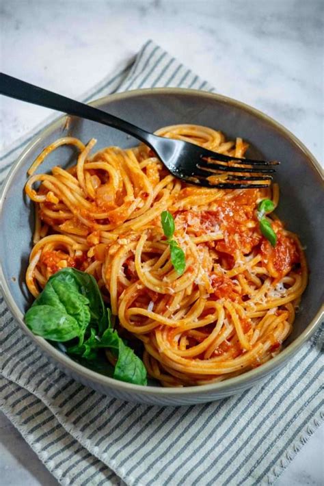 Easy Spicy Spaghetti Arrabbiata Pasta Jawns I Cooked