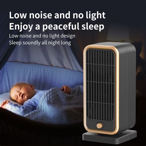 Mini Electric Heater Portable Home Heating Fan Low Noise Air Circulation Hot Air Blower Shopee