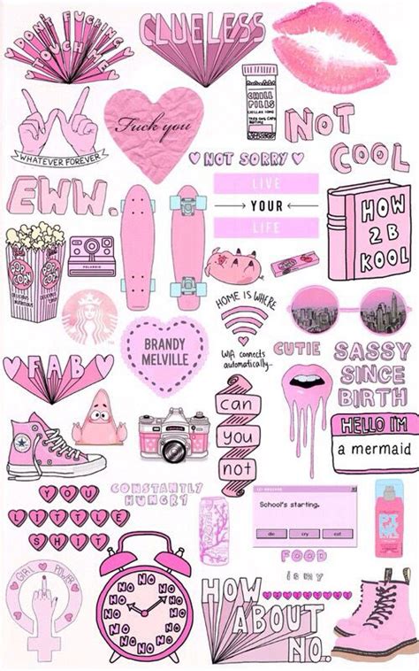 Vintage Pink Aesthetic Stickers Y K Sticker Pack Sticker Art Y K