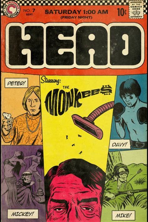 Monkees Head Poster Rare Criterion All Tomorrows Parties Screening