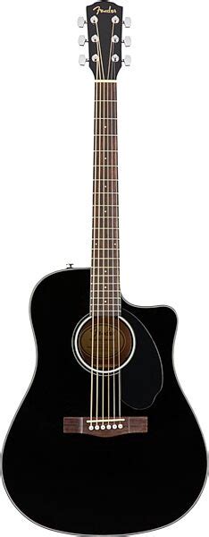 Fender Cd Sce Solid Top Dreadnought Acoustic Electric Guitar