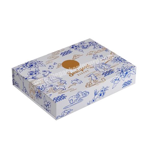 Recycled Custom Fashion Luxury Magnetic Gift Paper Box For Garments