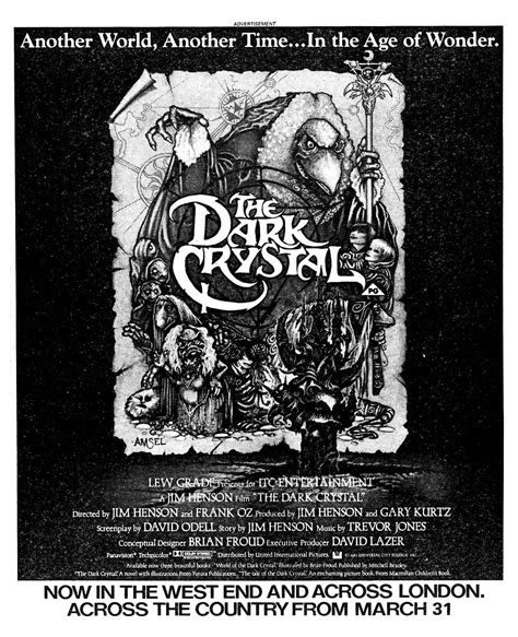 Dark Crystal Movie Ad Dark Crystal Movie The Dark Crystal S