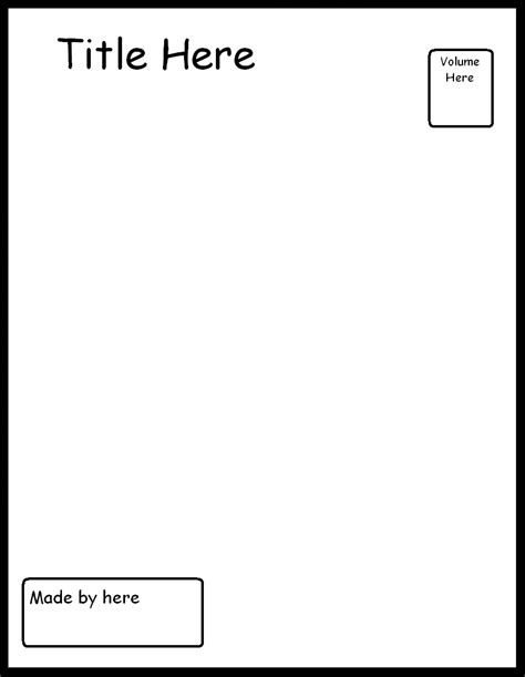 Manga Cover Template