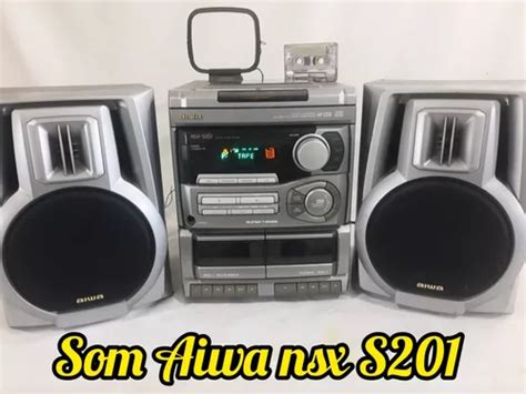 Aparelho De Som Mini System Micro System Aiwa Nsx S201 Frete grátis