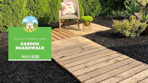 Build A Boardwalk Style Path Using Multydeck Garden Path Ideas Youtube