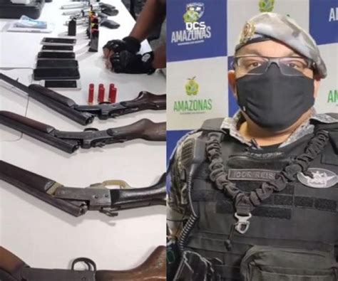 Notícias Rocam prende dois homens dez armas de fogo de grosso