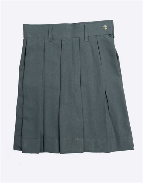 Grey School Uniform Skirt