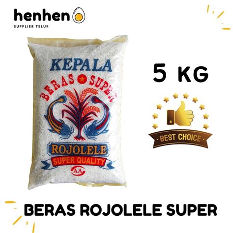 Jual BERAS ROJOLELE SUPER QUALITY 5 KG Shopee Indonesia