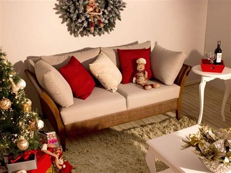 Sala de Estar Decorada Para o Natal Decoração de natal Decoração de