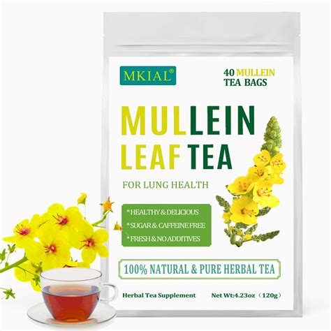 Mullein Leaf Tea Bags Mullein Tea For Lung Cleanse