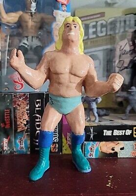 Custom LJN Scale Wrestling Figure Consistency Of 1990 WCW Galoob