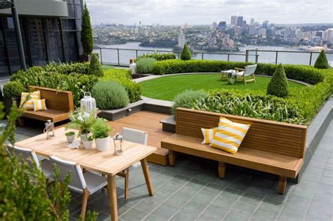 Roof Garden Perfectos En Departamentos Modernos Terrazas Casa