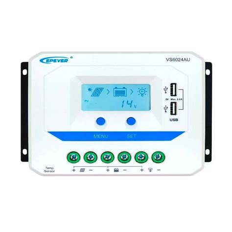 Controlador Solar Pwm Epever VS6024AU 60A 12 24V MEGA SOLAR PERU