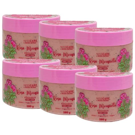 Esfoliante Corpo e Rosto Rosa Mosqueta Miss Care Miss Rôse MR083 E