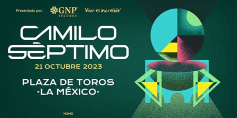 Concierto memorable de Camilo Séptimo el 21 de octubre en la Plaza de