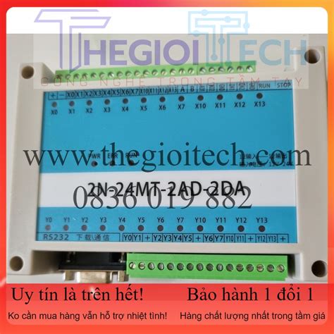 Board Mạch Lập Trình Plc Mitsubishi Fx2n 24mt 14 In 10 Out Phát Xung