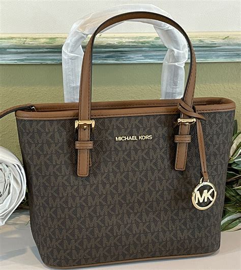 Mk Tote Bag Bags Buy 100 Original MK Bag Brown