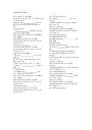 Calum Song Hey Babe ESL Worksheet By Emlor