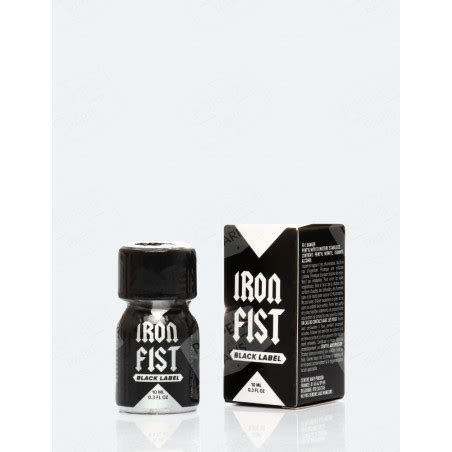 Mini Iron Fist Black Label Ml Poppers Paris