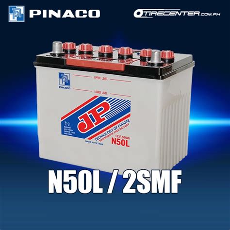 N50l 2smf Pinaco Jp Battery Dry Charged 12v 50ah Fits Pajero Accent Dmax Escape