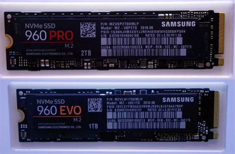 Samsung 960 Pro And 960 Evo Ssds Announced Ubergizmo