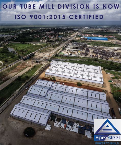 Apex Tubes Iso 90012015 Certification Apex Master Build Ltd