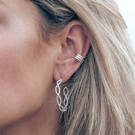 Er Sterlingsilber Ear Cuff Mainpunkt Sterling Silver