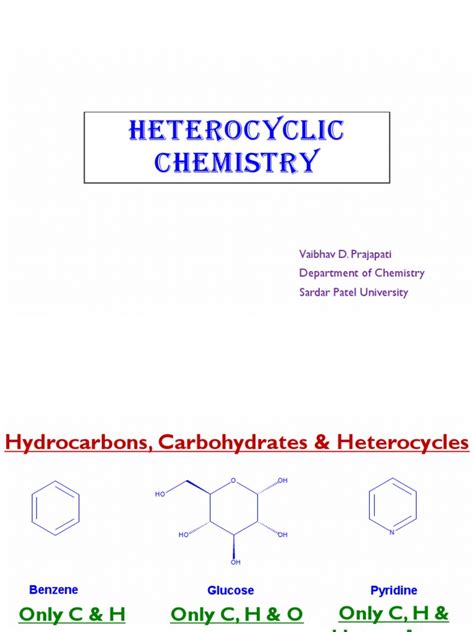 Heterocyclic Nomenclature Download Free Pdf Heterocyclic Compound Aromaticity